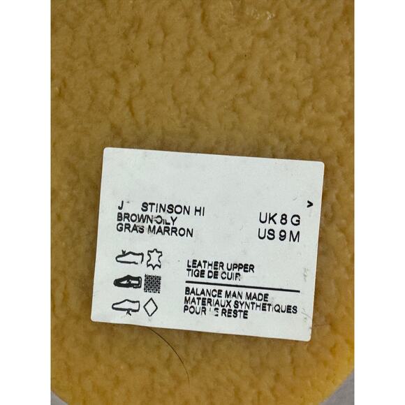 Clarks Originals Brown Leather Wallabees Stinson Hi Boots Men’s Size 9 - Picture 3 of 16